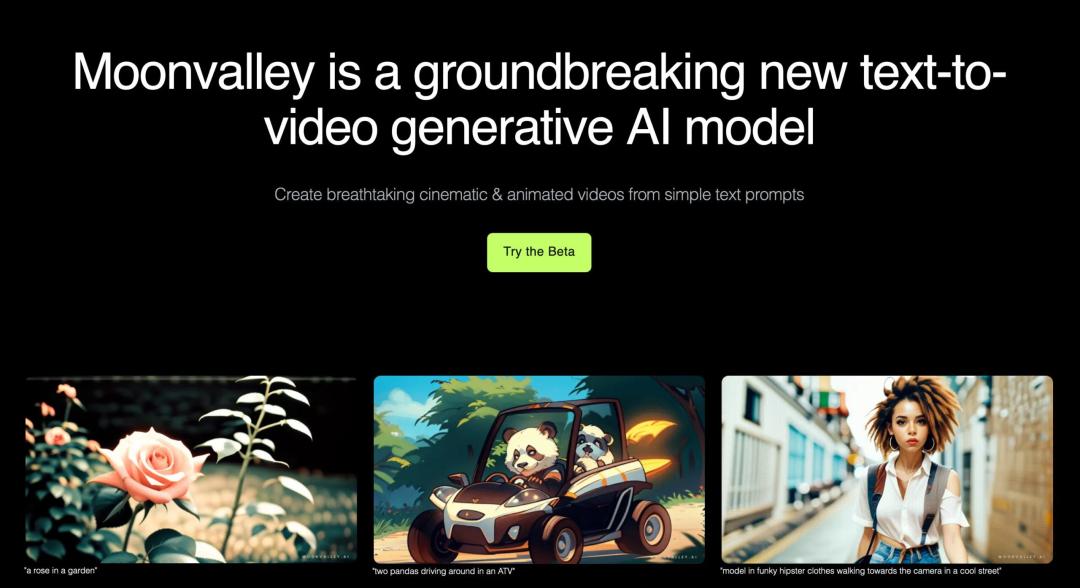 Generate HD videos of various styles in a few minutes. With Moonvalley, you can also open a movie studio