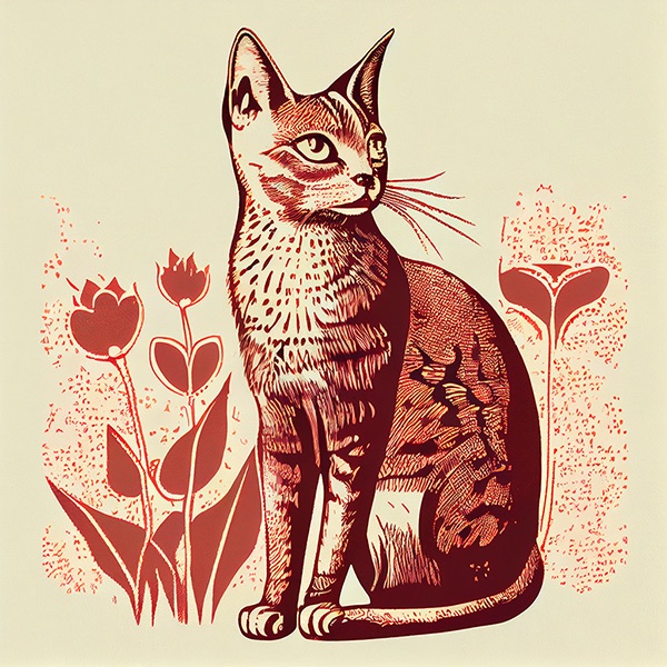 MJ_Cat_Blockprint_Cat Explore Prompting-Prompt