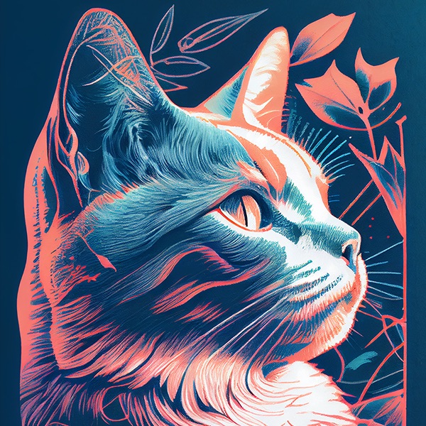 MJ_Cat_Risograph Explore Prompting-Prompt