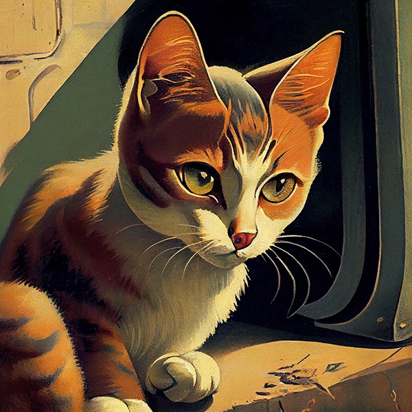 MJ_cat_1930 Explore Prompting-Prompt