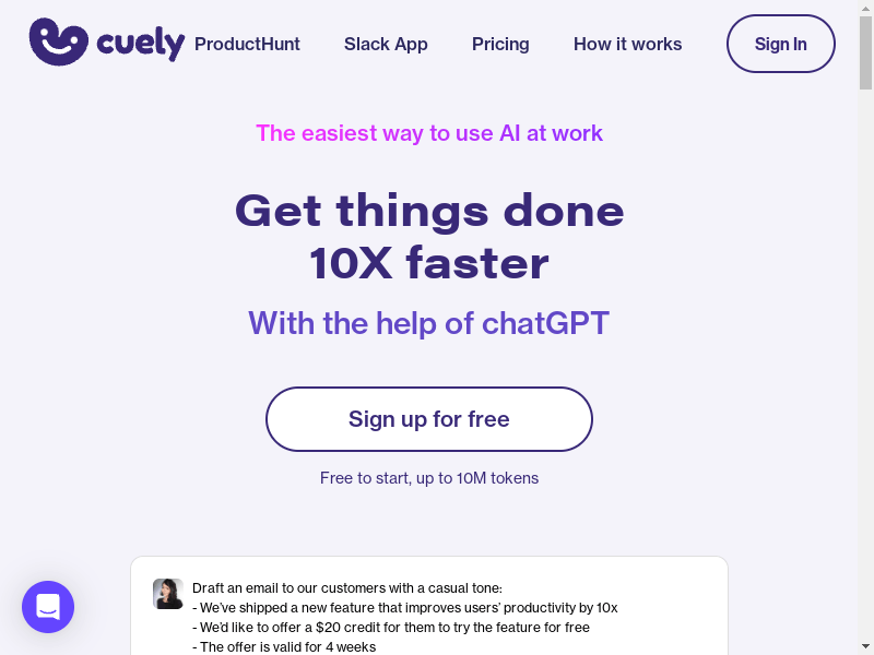 cuely.ai: AI-assisted office application that helps teams complete tasks more efficiently and effectively