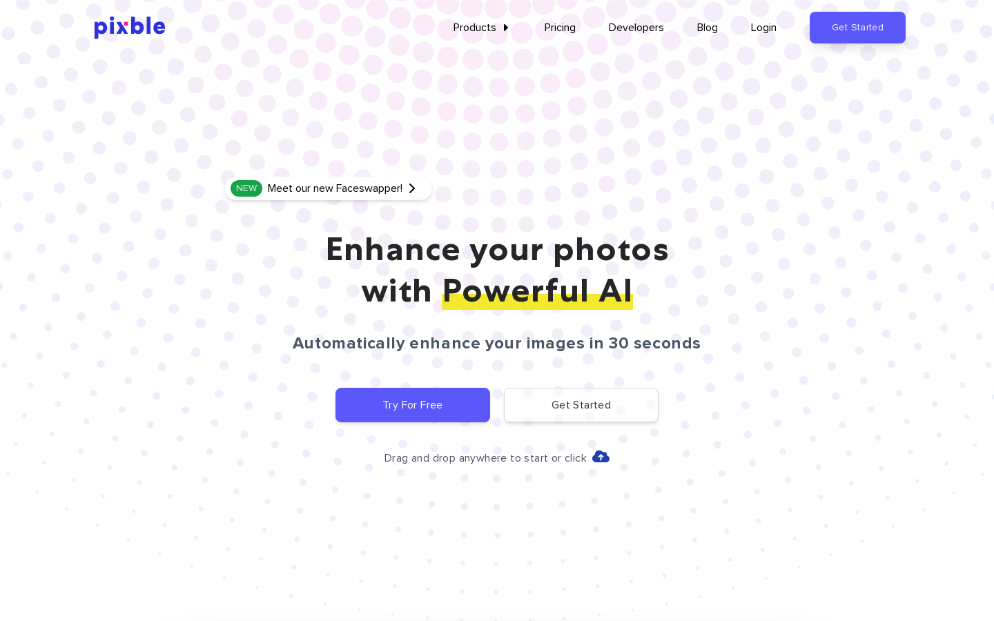 Pixble: 一个使用人工智能来增强您的照片的在线照片编辑工具