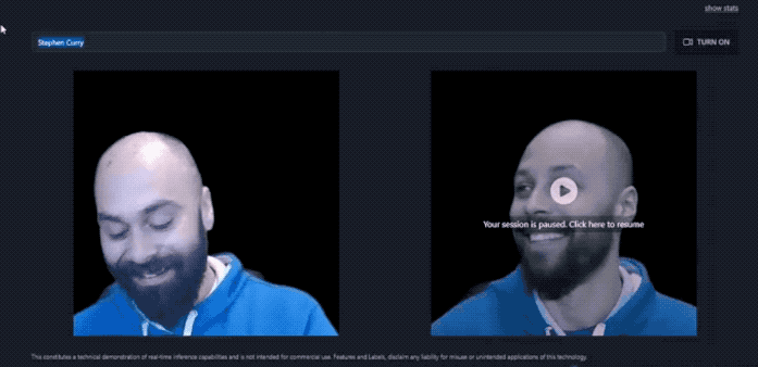 Fal.ai Camera实时AI换脸，输入名字，秒变成各路明星大咖