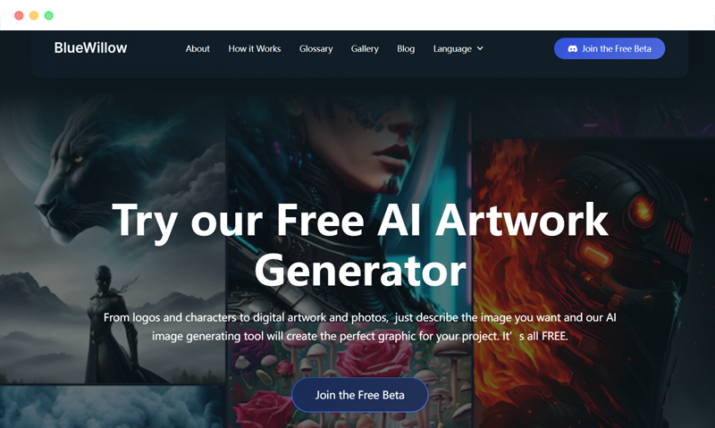 bluewillow.ai: 免费在线AI绘画文生图工具