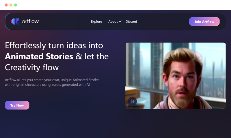 Artflow.ai: AI virtual human video generation platform based on artificial intelligence