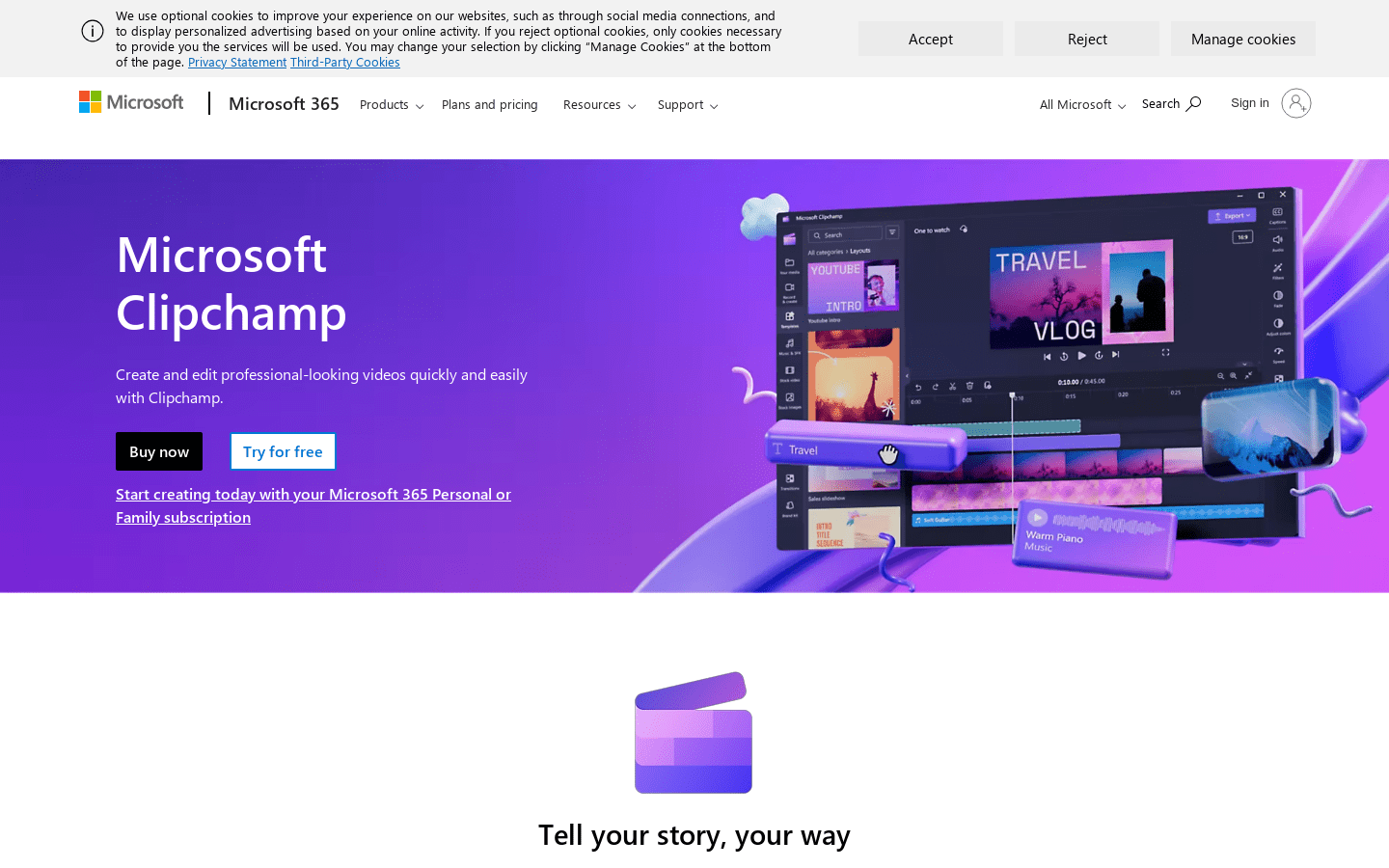 Clipchamp: Free video editing software from Microsoft