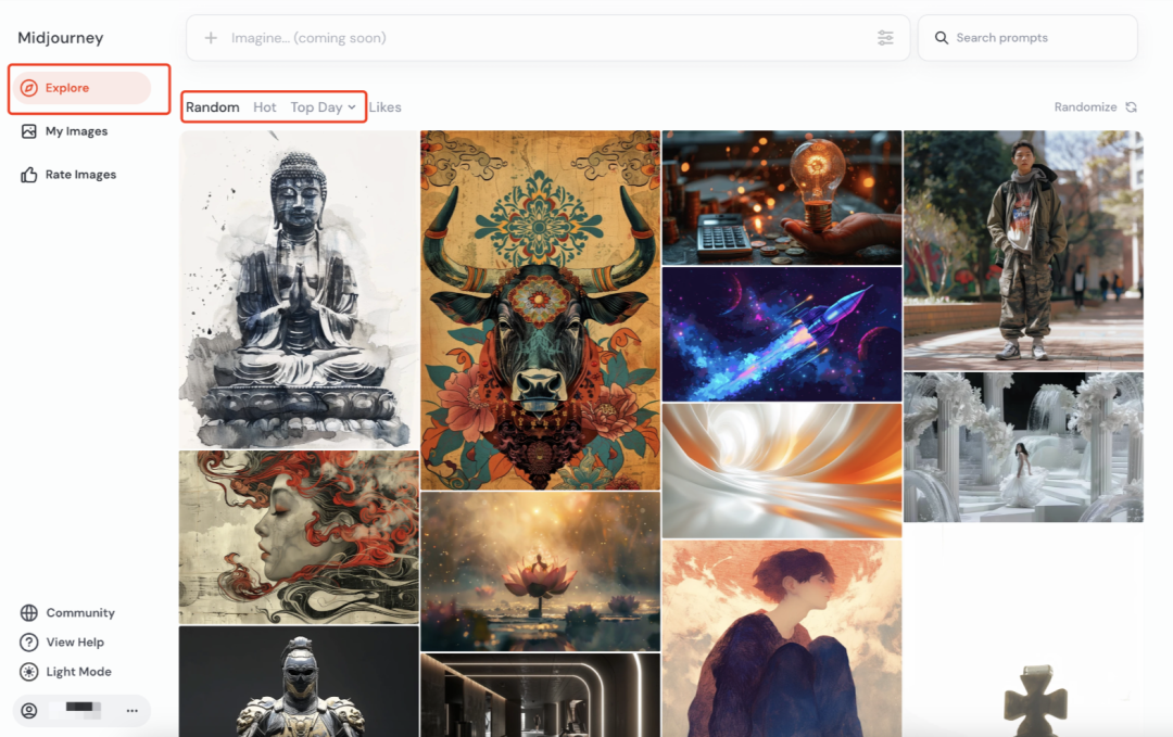 640-220 【AI画画】Midjourney要怎么使用,5分钟入门Midjourney文生图界面按钮教程