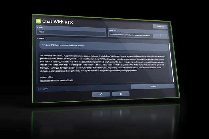 Nvidia launches RTX Chatbot, free to use on RTX 30 and 40 GPUs