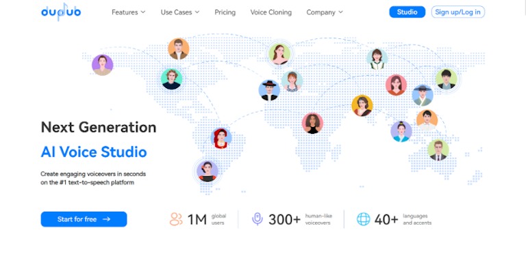 DupDub: An AI-powered text-to-speech tool