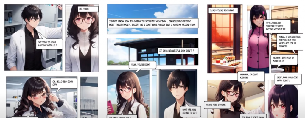 Using AI to create comics, a detailed explanation of three popular AI comic generation tools