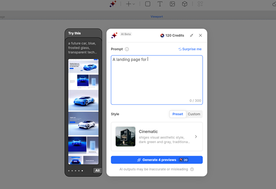 Generate a website in 3 minutes with just text! The first ChatGPT version website development platform