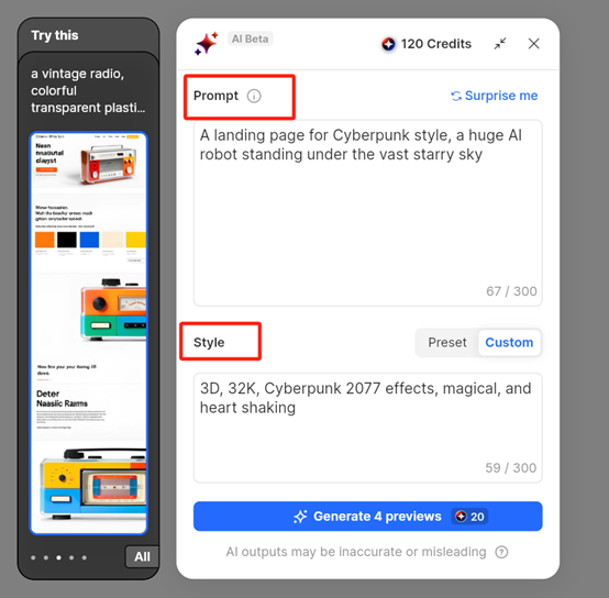 Generate a website in 3 minutes with just text! The first ChatGPT version website development platform