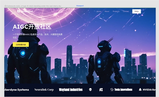 Generate a website in 3 minutes with just text! The first ChatGPT version website development platform