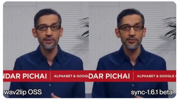 Sync labs发布唇型同步模型Sync-1.6.0 减少闪烁现象