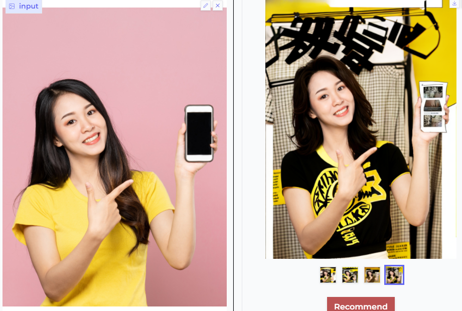 Ali AI tool Replace Anything can replace clothing, documents, faces, and backgrounds with one click