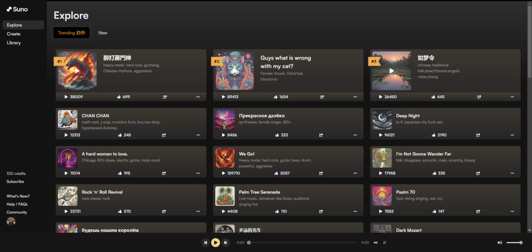 640-164 AI音乐生成工具Suno详细操作指南,手把手教你创作一首AI音乐