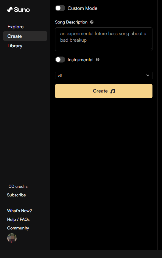 640-165 AI音乐生成工具Suno详细操作指南,手把手教你创作一首AI音乐