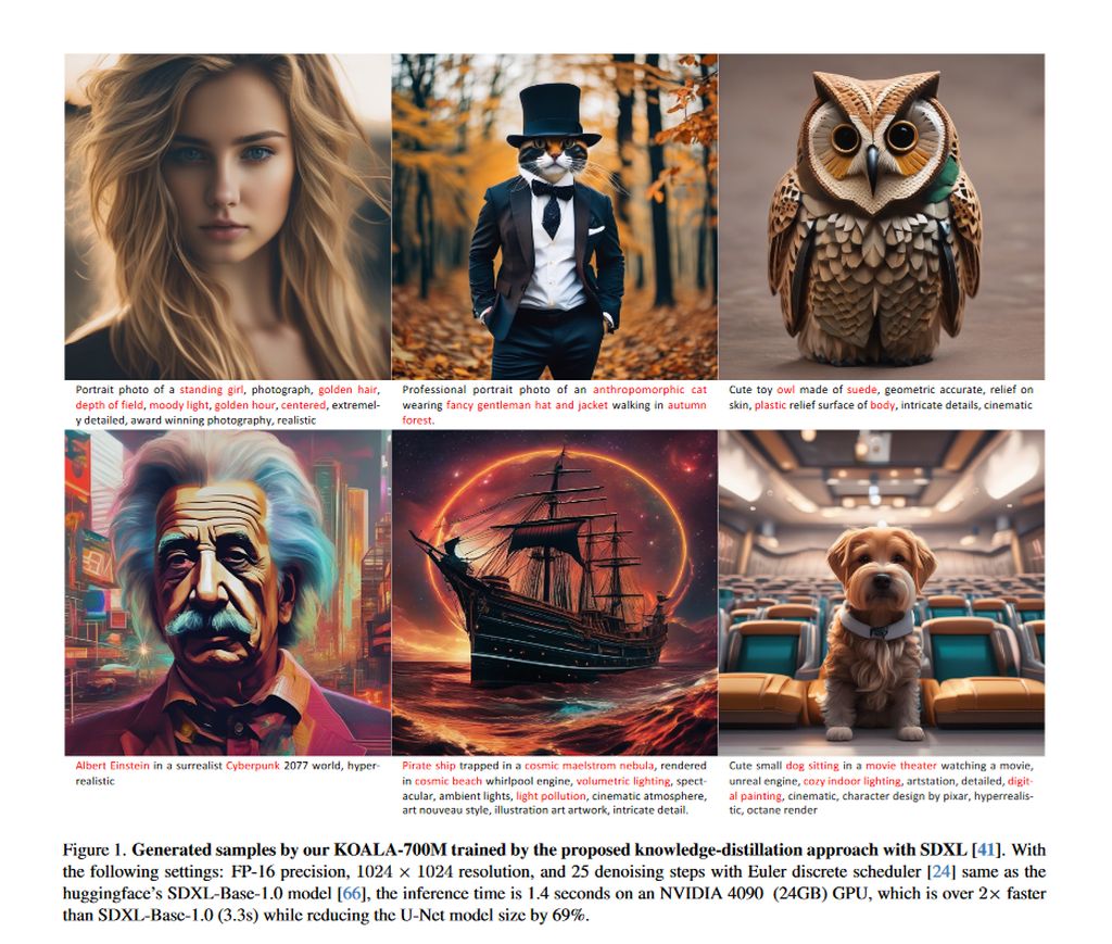 KOALA AI模型问世：8GB 内存就能运行，2 秒内生成高质量图片