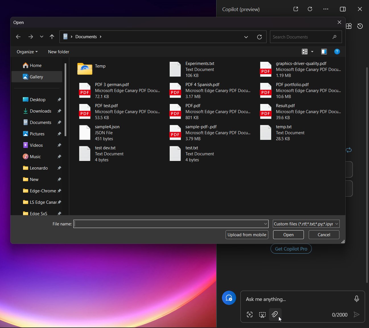 df6f5a01-1bff-4027-850f-6c61999bebbe Microsoft enhances Copilot feature: you can ask questions by dragging and dropping files