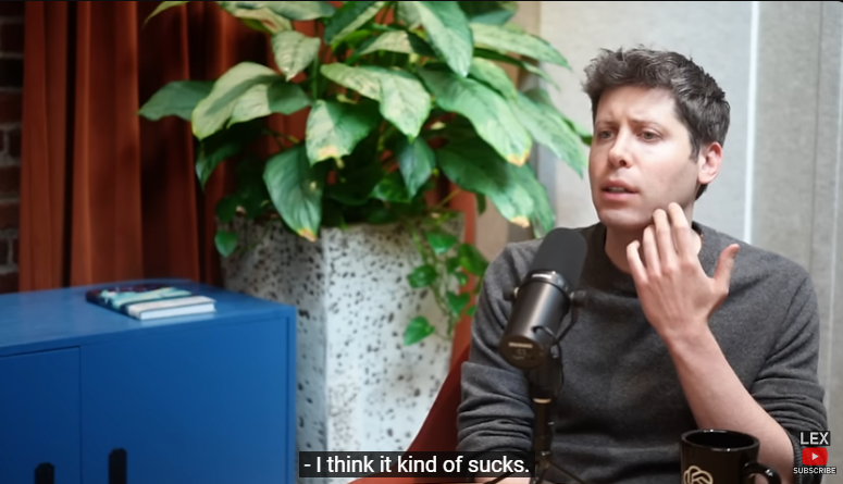 f05b8c92-5aec-451a-8104-f1b2fea6f610 OpenAI CEO Altman: GPT-4 is "a bit bad" and a new model will be launched this year