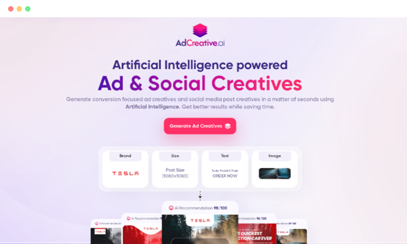 Adcreative.ai: AI-powered advertising content generation tool