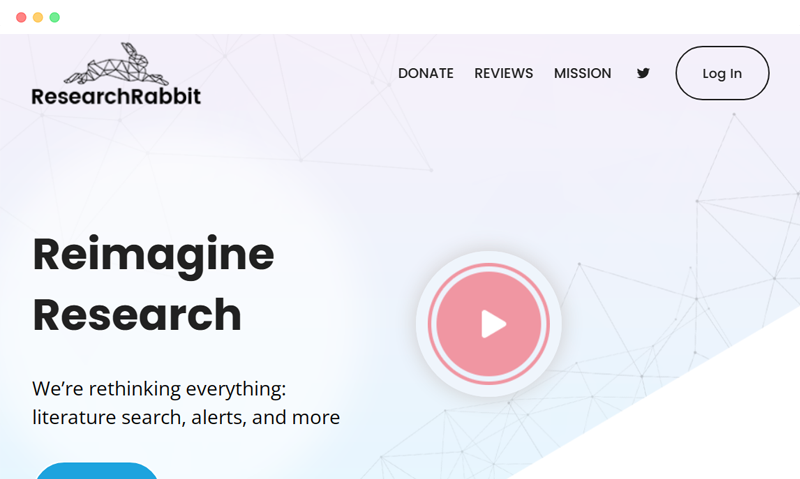 ResearchRabbit.ai：基于AI的学术论文摘要研究工具