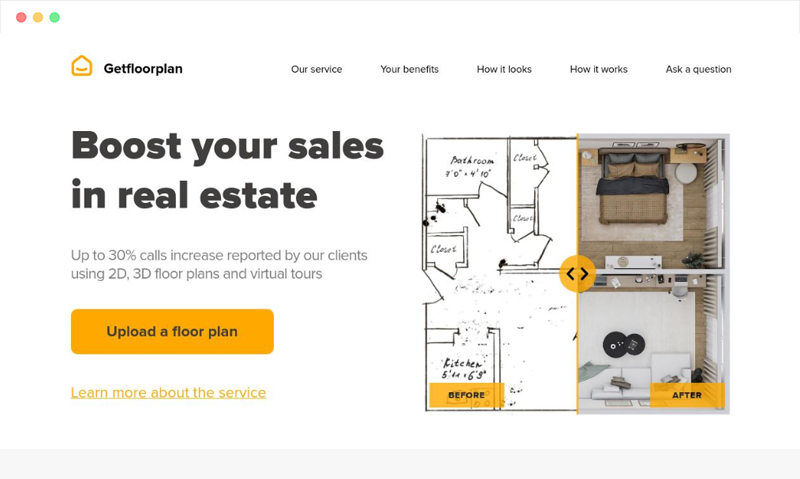 Getfloorplan: AI-based house floor plan generation tool