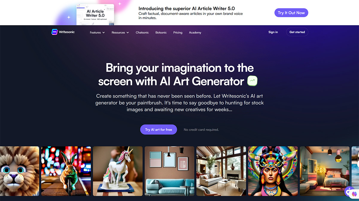 photosonic：免费在线AI绘画工具