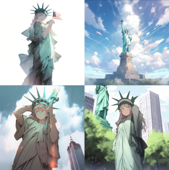 Midjourney 应用场景10：Midjourney动漫人物设计