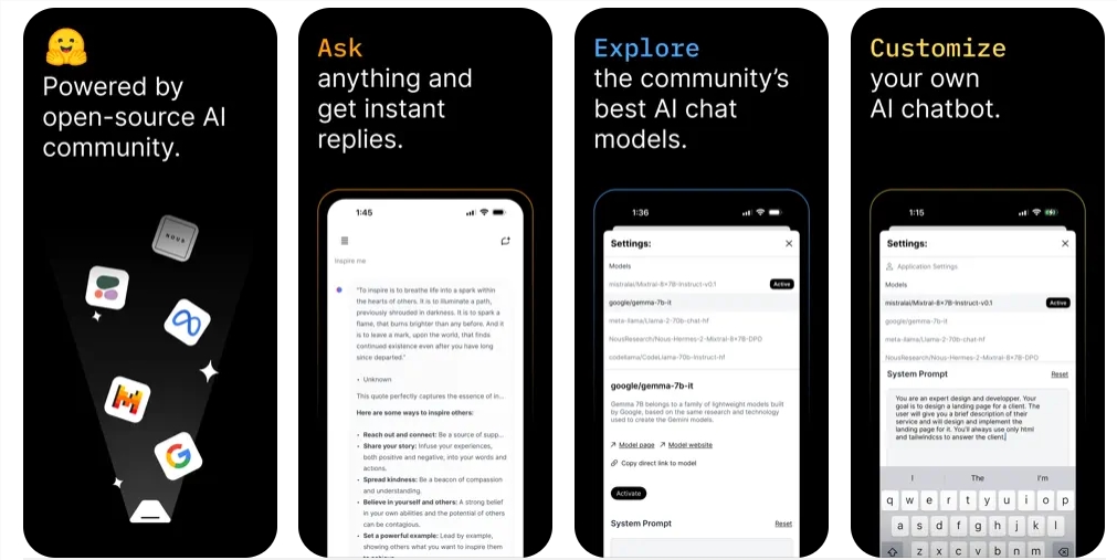 You can use open source models on your mobile phone! Hugging Face releases mobile app Hugging Chat