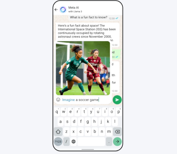 Meta adds real-time AI image generation to WhatsApp