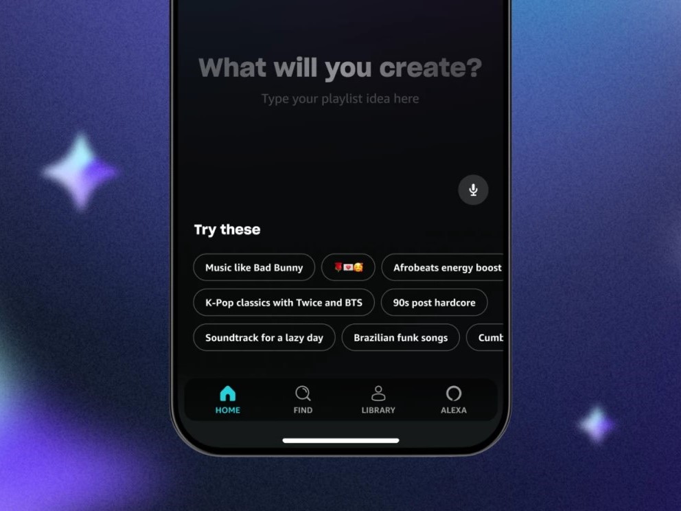 c037ac83-7eea-4f04-81cf-fd16a48ea8ca 亚马逊 Amazon Music 宣布开启 AI生成歌单功能 Maestro 测试