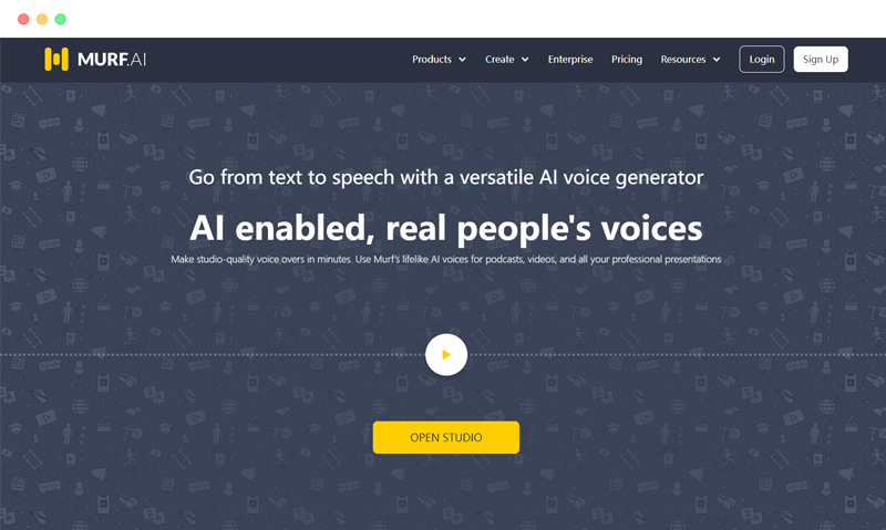 Murf.AI: Online AI text-to-speech synthesis dubbing tool