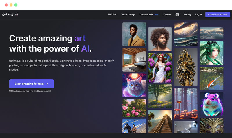 getimg: Free online AI painting picture generator tool