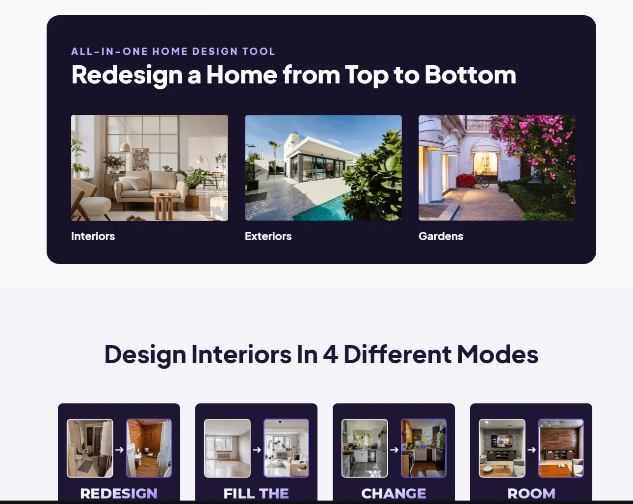 HomeDesigns AI: An AI-based home interior design tool