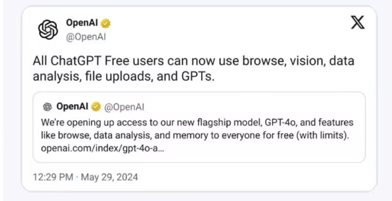 GPTs are open to all free ChatGPT users, but cannot be created