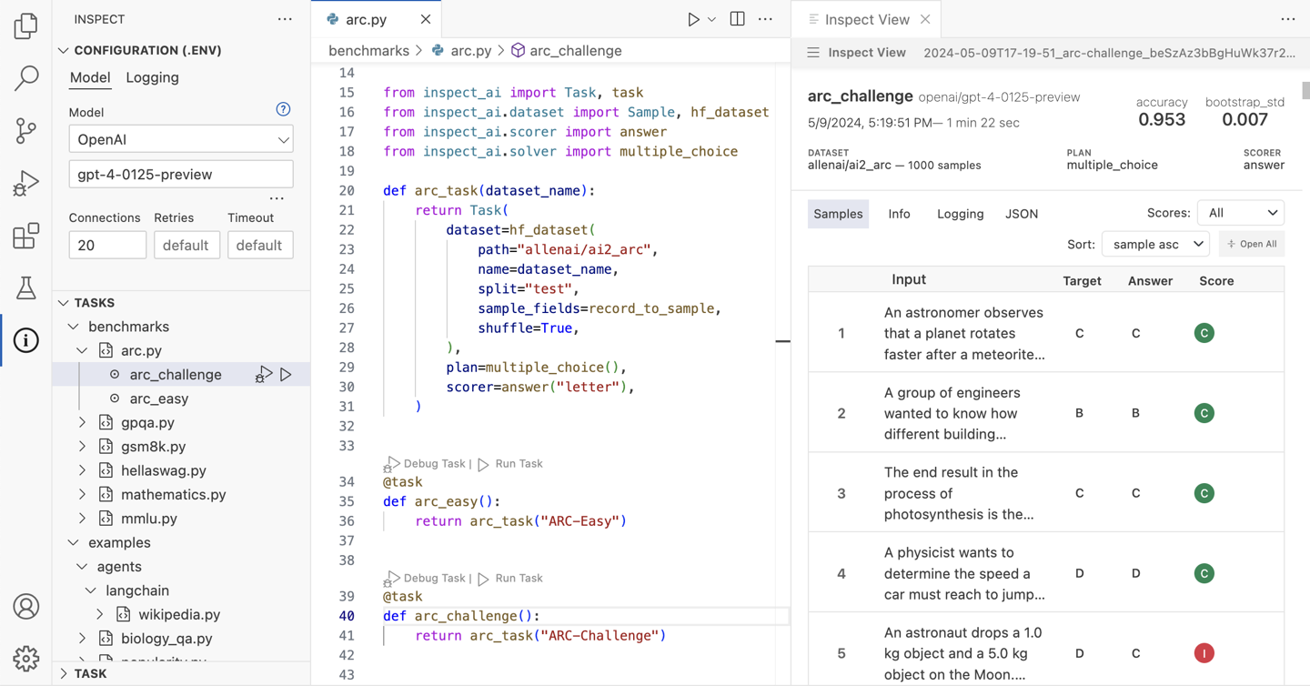 d4d0fde7-203c-4415-9f35-8339c0f1bafc The UK launches an open-source, free AI assessment platform, Inspect, which can score model knowledge/reasoning capabilities