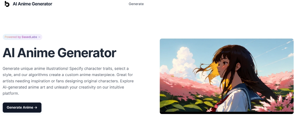 AI Anime Generator: AI anime illustration generator that can quickly generate high-quality anime illustrations