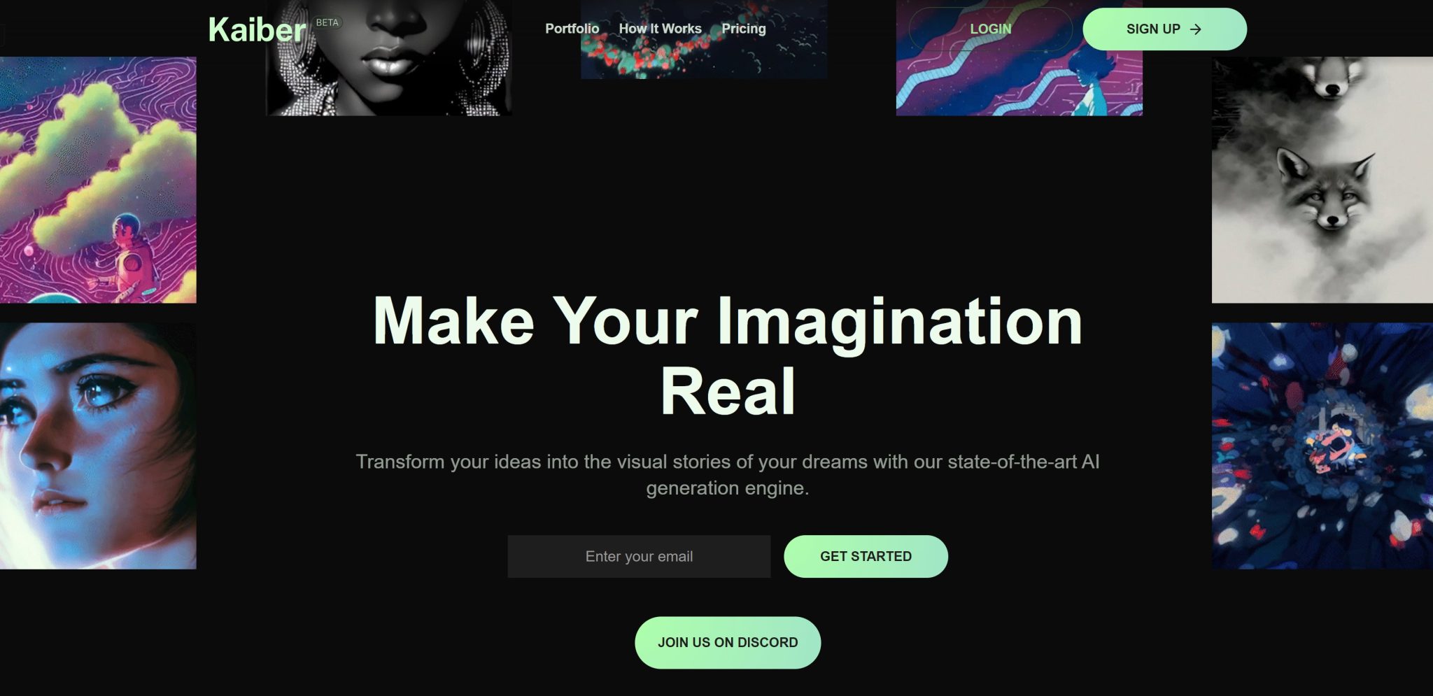Kaiber: An online AI video generation and production platform where users can create videos based on their own pictures or text descriptions