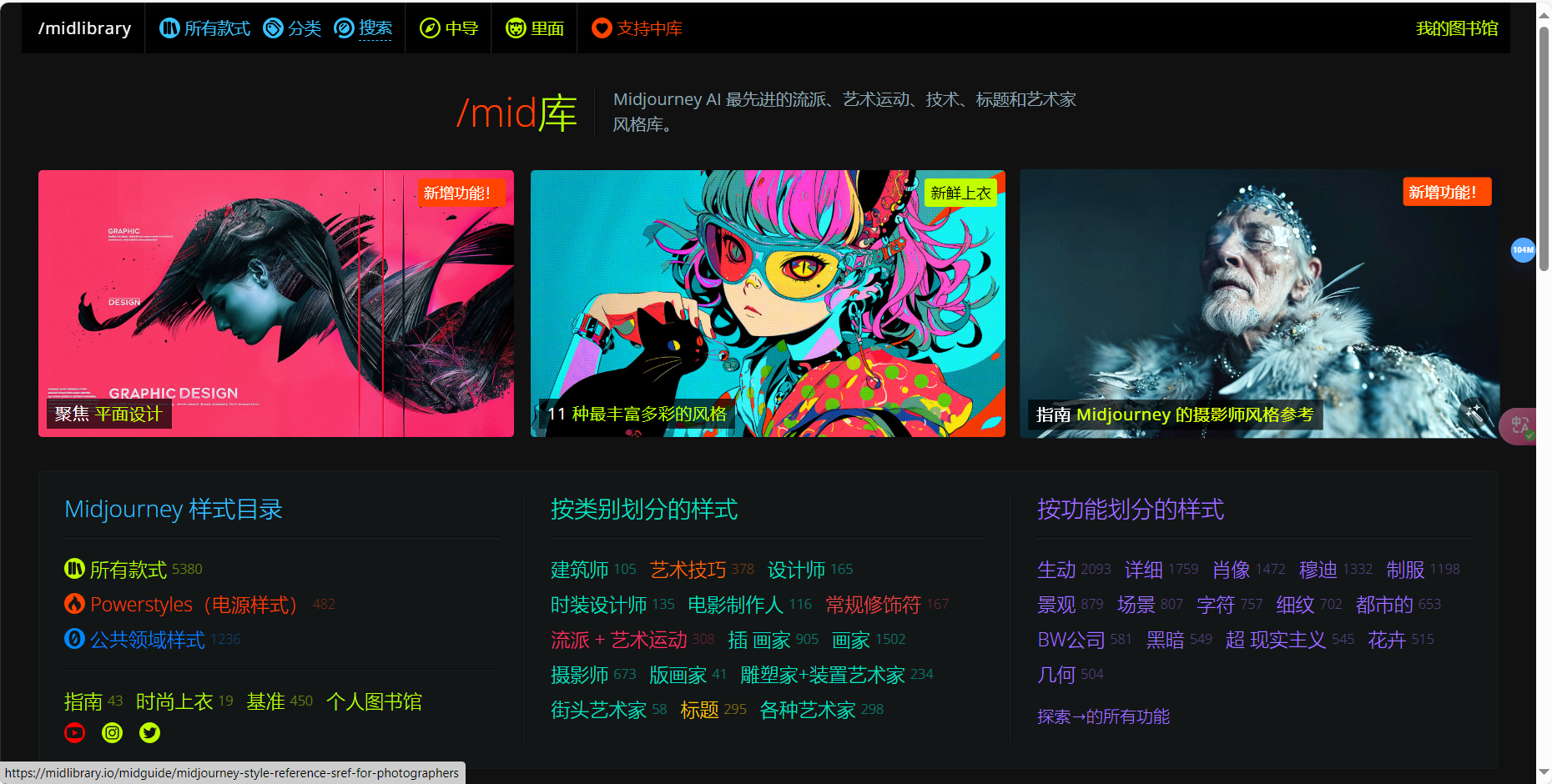 image-10 Midlibrary:Midjourney提示词资源库,提供了大量的AI绘画提示词
