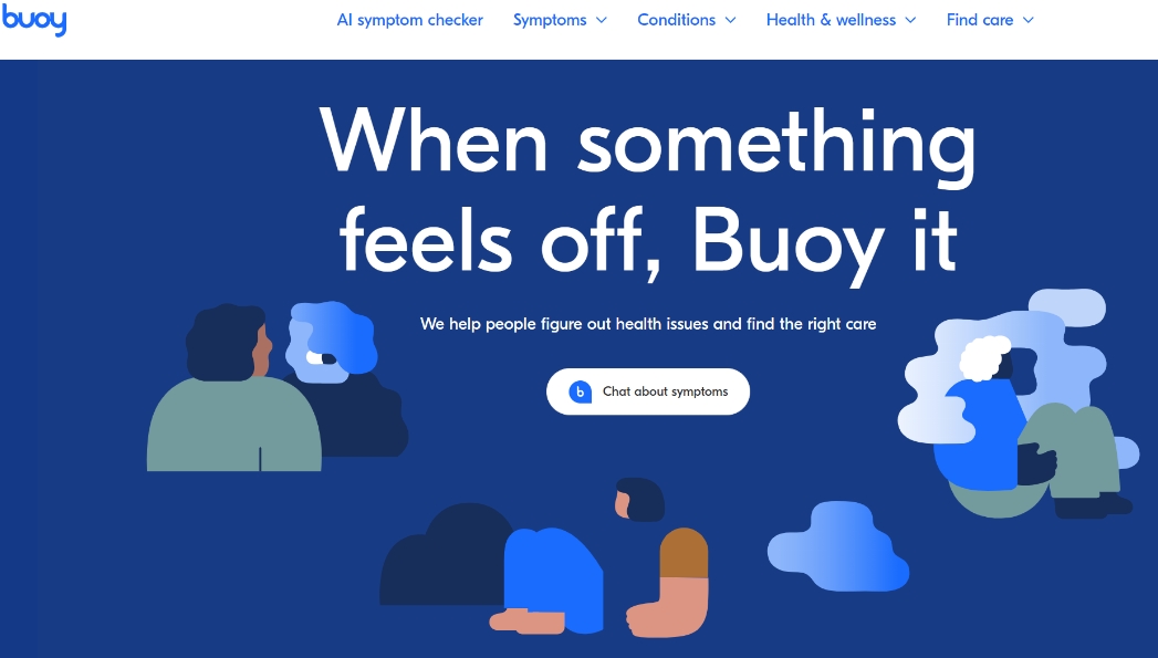 Buoy Health: A health assistant app that provides AI-based symptom inquiry and treatment recommendations