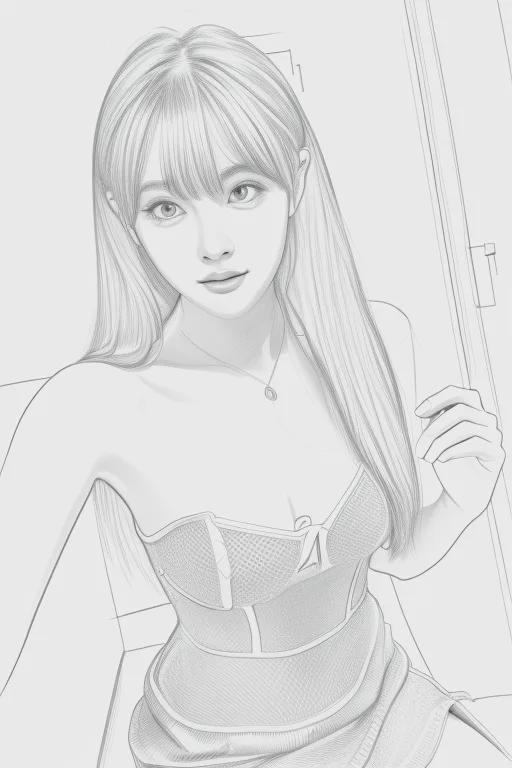 AI绘画手绘稿快速生成，用stable diffusion将图片转成线稿