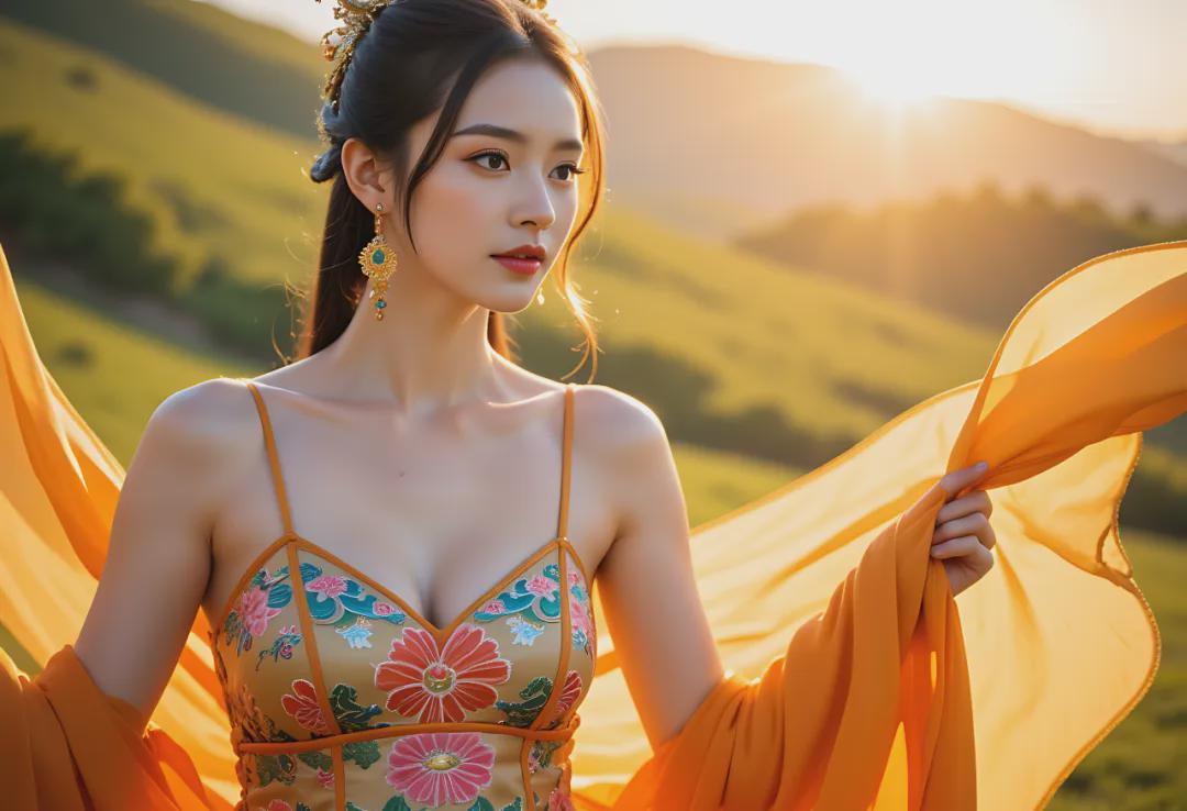 Using AI painting tools ComfyUI and Flux LORA model, it is easy to generate real-life photos with no obvious AI face traces and tend to oriental aesthetics