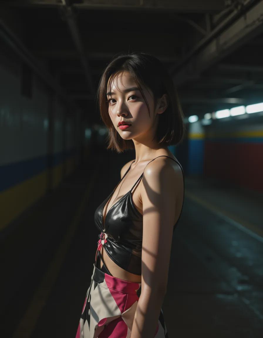 Using AI painting tools ComfyUI and Flux LORA model, it is easy to generate real-life photos with no obvious AI face traces and tend to oriental aesthetics