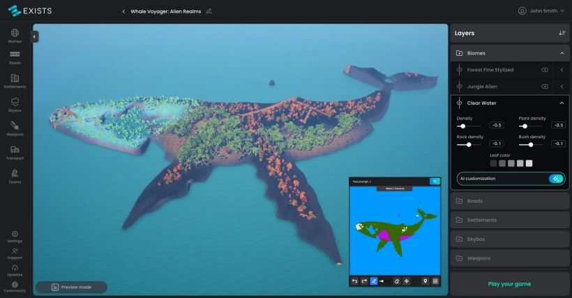 Exists releases new AI platform: people with zero programming experience can also create high-quality 3D games
