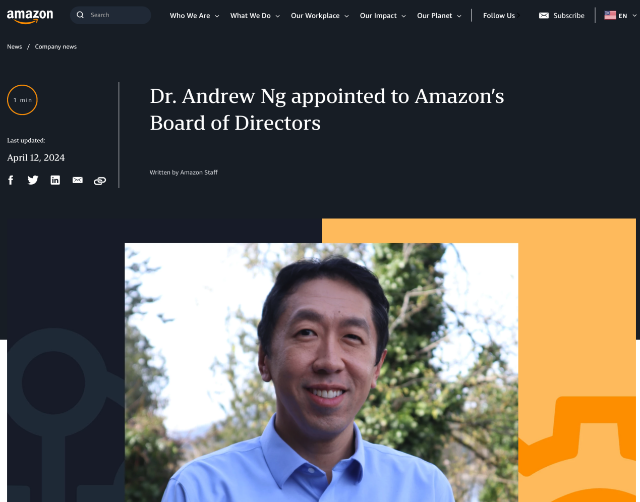 AI expert Andrew Ng is reportedly stepping down as CEO of LandingAI