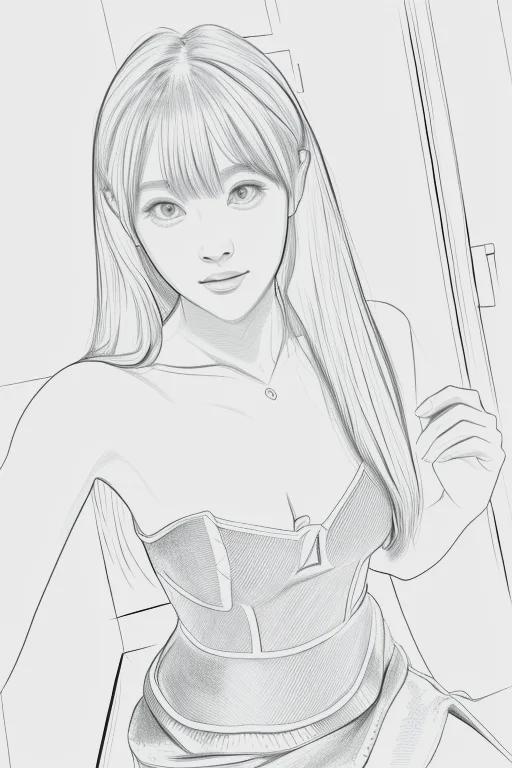 AI绘画手绘稿快速生成，用stable diffusion将图片转成线稿