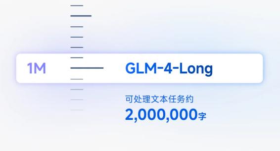 Zhipu AI: GLM-4-Long API is launched with input and output price of 0.001 yuan/thousand tokens