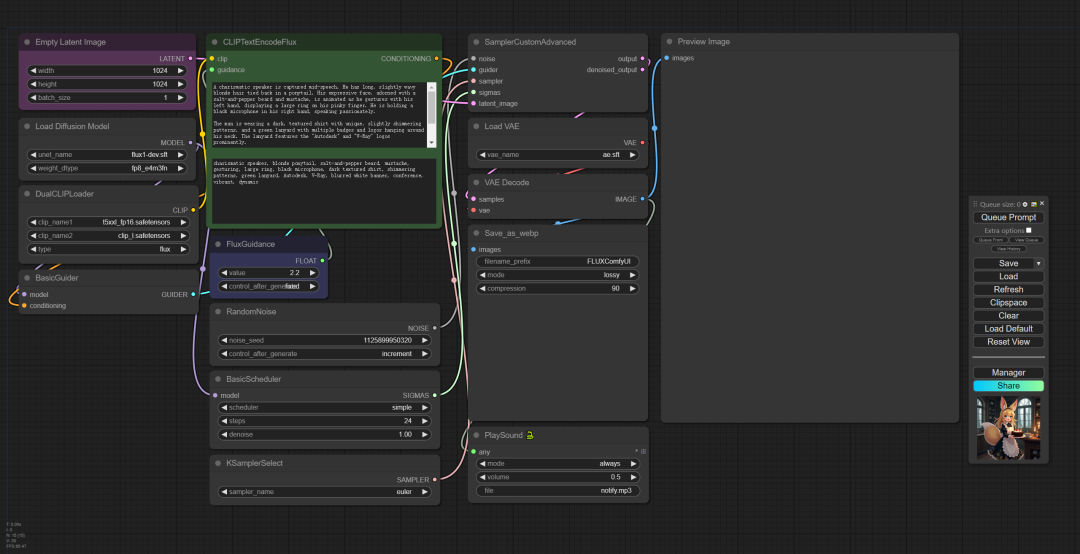 90e32ad2j00si92im005ed000u000fem Flux安装使用指南,又一个爆火的AI绘画项目