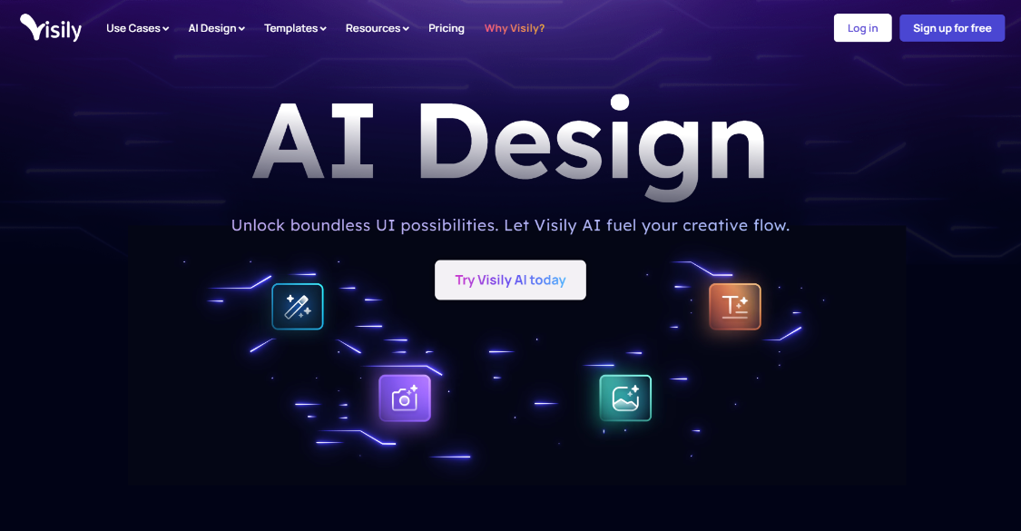 Visily: A prototyping tool that uses AI to generate high-fidelity wireframes and prototypes